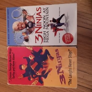 2x 3 ninjas vhs